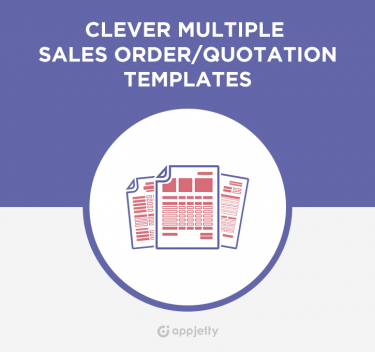 Clever Multiple Sales Order/Quotation Templates For Odoo