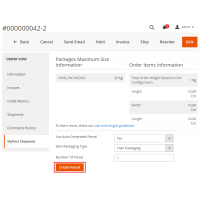 Create Parcel