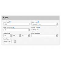 Prefix Settings