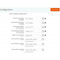 Order Shipping Configuration