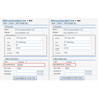 Applied Field Level Access Control Rights