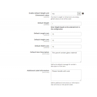 Order Shipping Configuration2