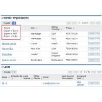 Export SubPanel Data