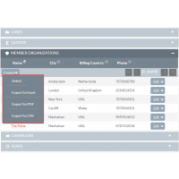 Export SubPanel Data
