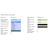 Select Default Template