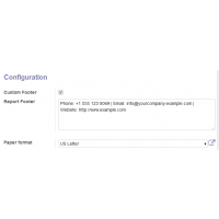 Set Custom Footer