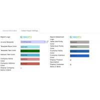 Manage Default Report Settings