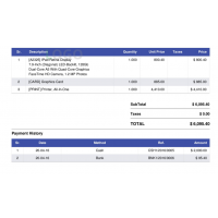 View Payment History in Reports
