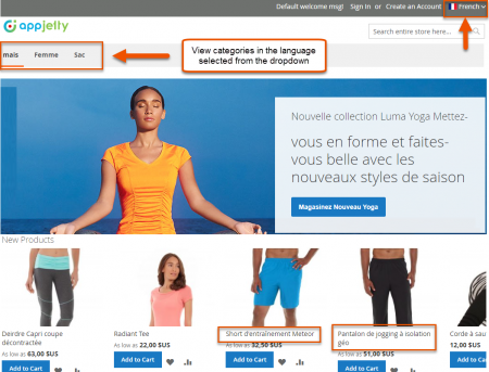 magento 2 language switcher Front End