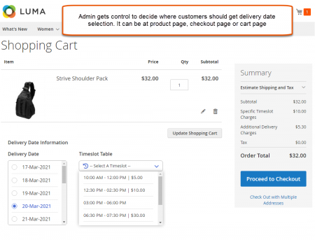 Cart Page