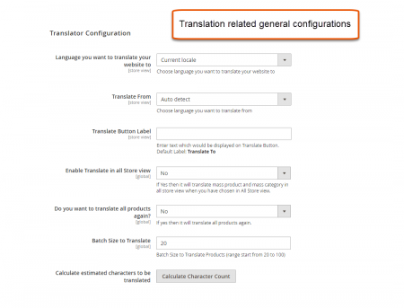 magento 2 translation extension Translator Settings