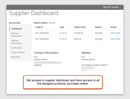 inventory management app android Dedicated Supplier Dashboaard