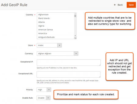 magento 2 geoip redirect Add Rule