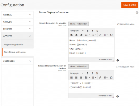 magento 2 store pickup github Store Display Settings