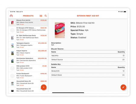 Magento 2 admin app View and Manage Products