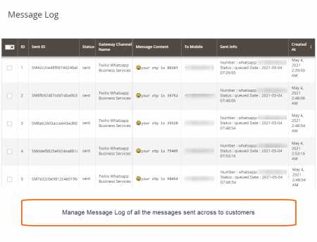 Message Log