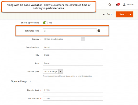 postal code validation Zipcode range