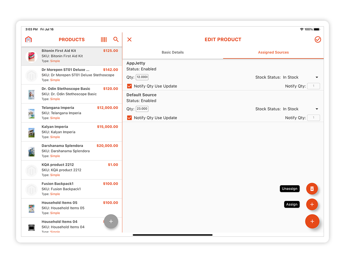 magento 2 store manager View / Manage Product Warehouses
